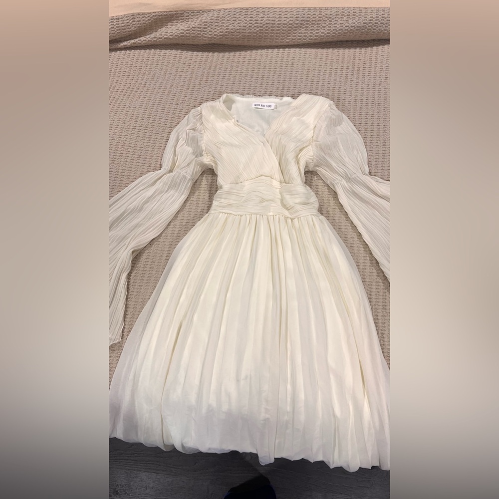 Elegant Cream Kids Dress